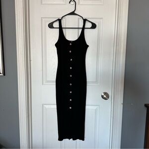 Lulus Midi Ribbed Dress